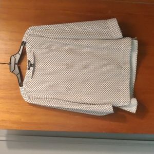 Dressbarn Black and White Top Size Medium